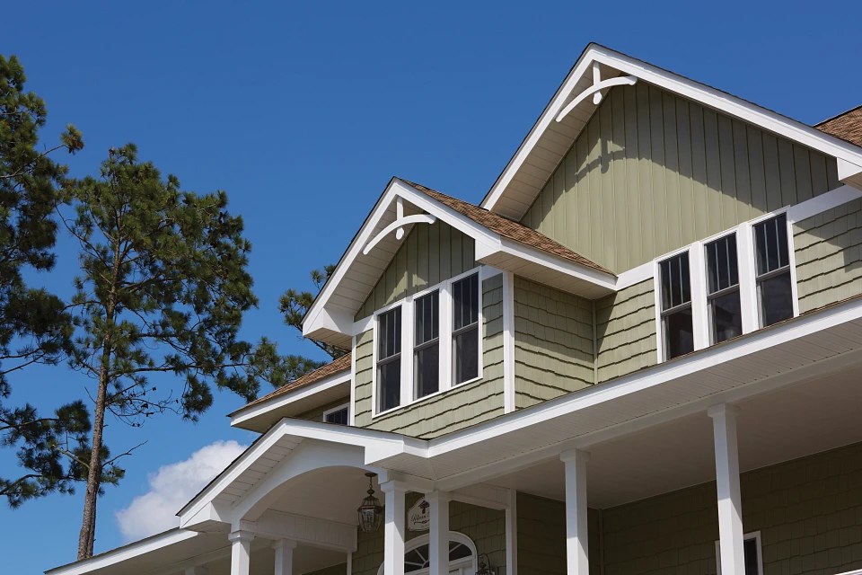 A craftsman-style home with new siding